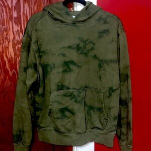 Tie-Dye Green Hoodie